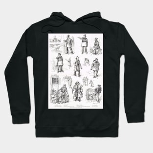 Extinct types of Old London Life 1890 Hoodie